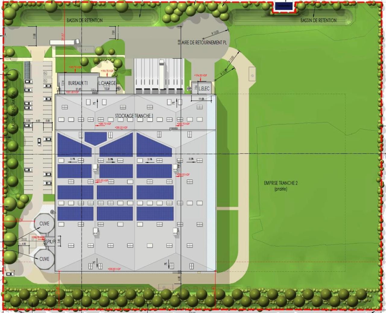 Entrepôt classe a Augny 7700m² Location entrepôt classe a Augny Moselle OLLOG2420159 0
